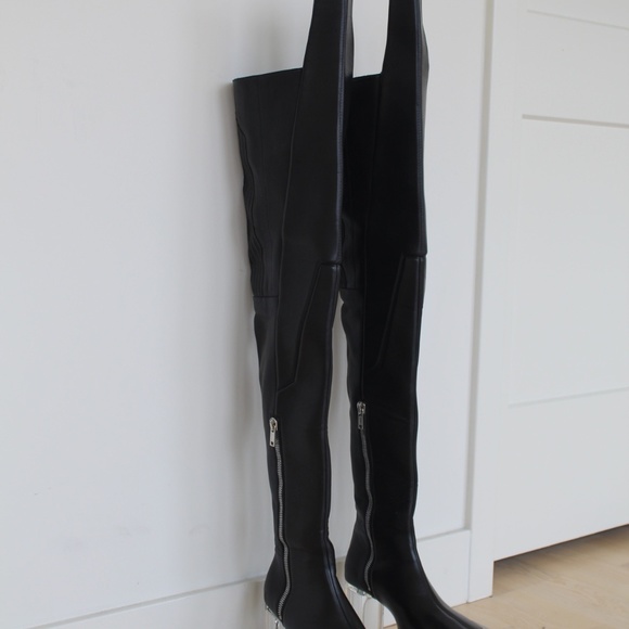 RICK OWENS BOOTS -  SS21 PHLEGETHON SHIELDED PLATFORMS